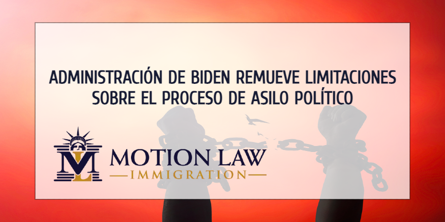 Administración de Biden levanta restricciones sobre el proceso de asilo político