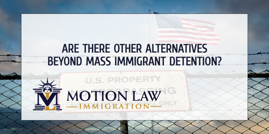 Are there other ways to process immigrants apart from mass detention?