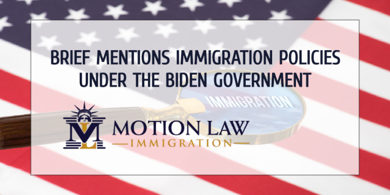 Brief Mentions Immigration Policies Under The Biden Government | Motion ...