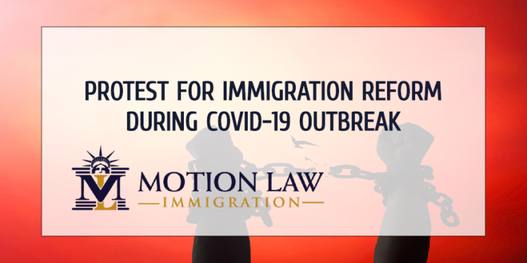 New Protest For Immigration Reform During COVID-19 Outbreak | Motion ...