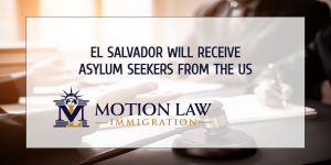 The Trump administration established an immigration agreement with El Salvador