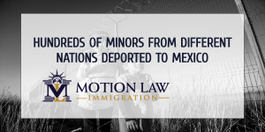 More than 200 immigrant minors deported to Mexico