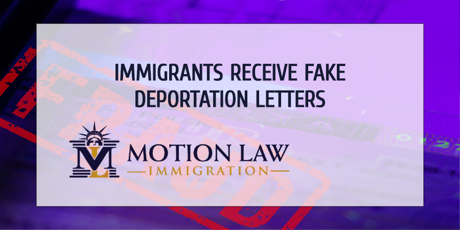 Massachusetts residents receive fake deportation notices