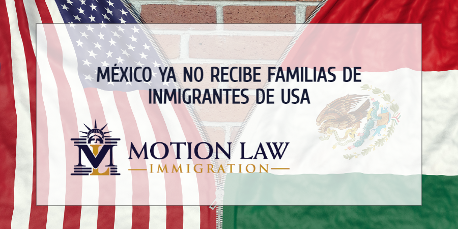 Ley Mexicana prohíbe a USA devolver familias inmigrantes