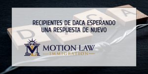 Recipientes de DACA están de nuevo en un limbo