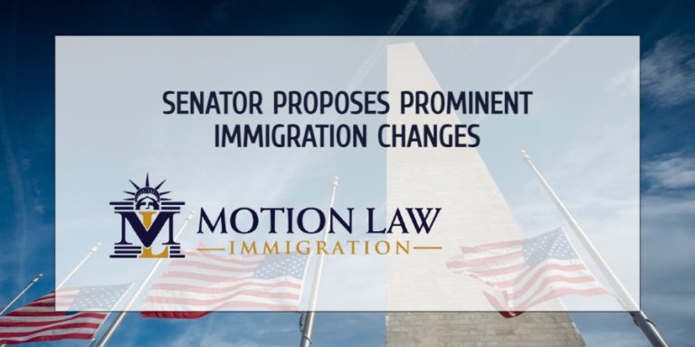 Senator Proposes Prominent Immigration Changes | Motion Law Immigration